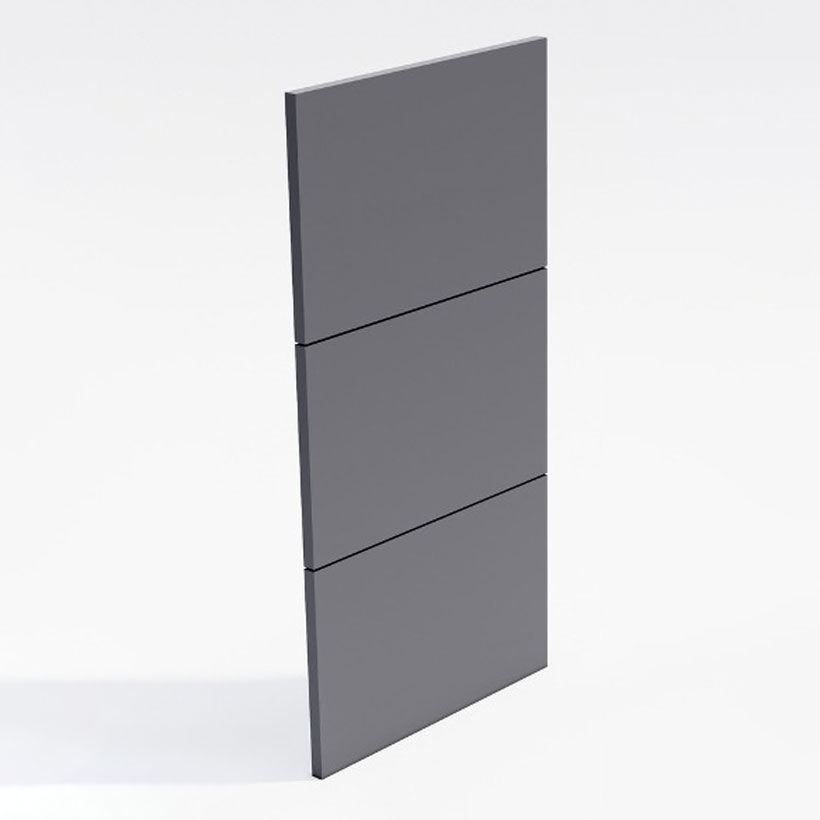 9230 front or back for 9233 9232 92330 SmartPro Corner Showcase, white lacquer, front